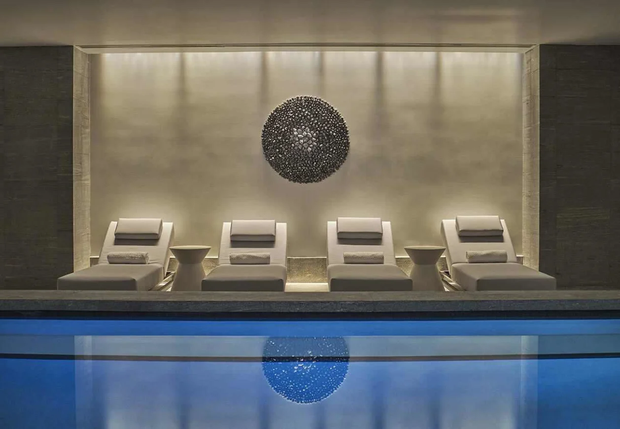 Montage Big Sky resort in Montana spa pool